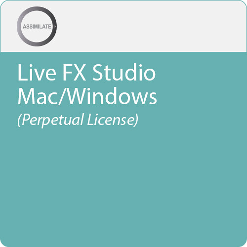 Assimilate Live FX Studio Software License with 1-Year Maintenance/Support (Perpetual License Download)