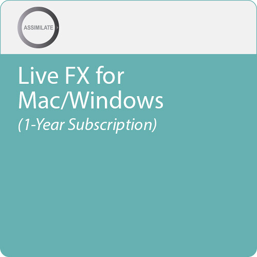 Assimilate Live FX for Mac/Windows (1-Year Subscription Download)
