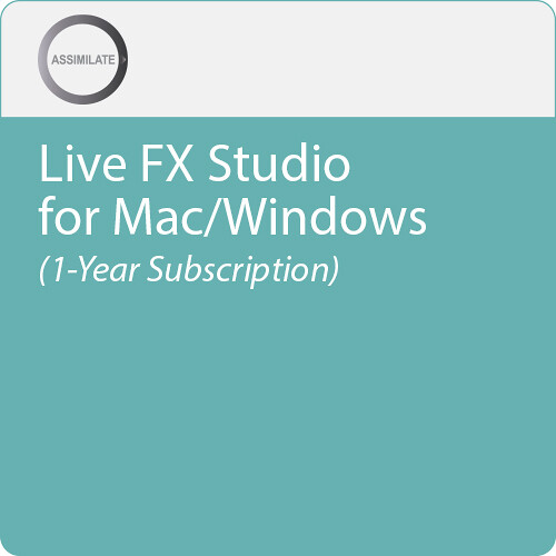 Assimilate Live FX Studio for Mac/Windows (1-Year Subscription Download)