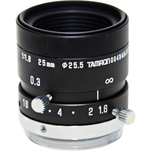Lynred 25mm f/1.6 C-Mount Objective Lens with Iris