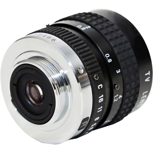 AstroScope CMount 25mm f1.8 Objective Lens with Iris 915229 B&H