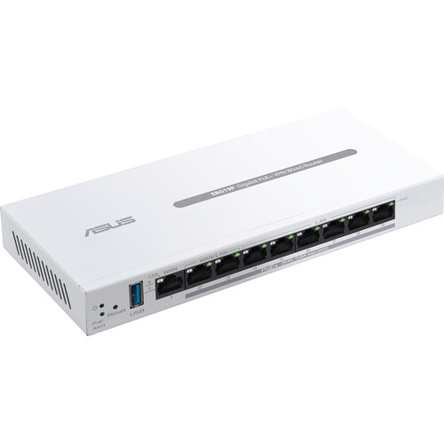 ASUS ExpertWiFi EBG19P 8-Port Gigabit PoE+ Compliant VPN Wired Router