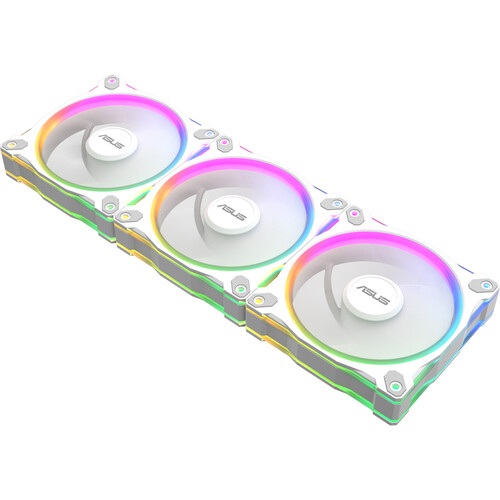 ASUS Prime MR120 ARGB PWM Fan (White 3-Pack)
