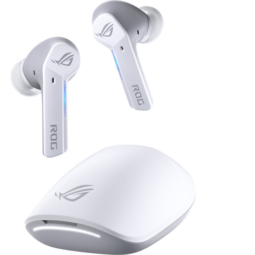 ASUS Republic of Gamers Cetra True Wireless Gaming In-Ear Headphones (Moonlight White)