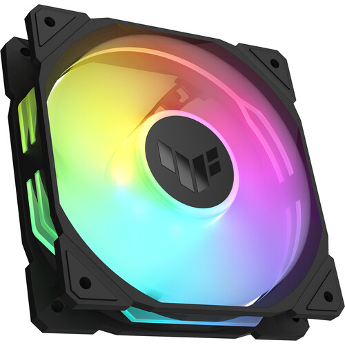 ASUS TUF Gaming TR120 ARGB Reverse Blade PWM Fan (Black 3-Pack)