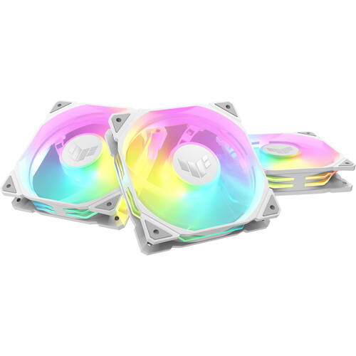 ASUS TUF Gaming TR120 ARGB PWM Fan (White 3-Pack)