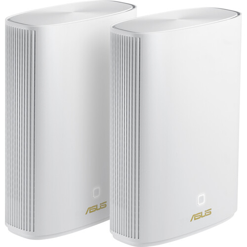 ASUS ZenWiFi AX Hybrid XP4 AX1800 Wireless Dual-Band Gigabit 2-Piece Mesh Wi-Fi System (White)