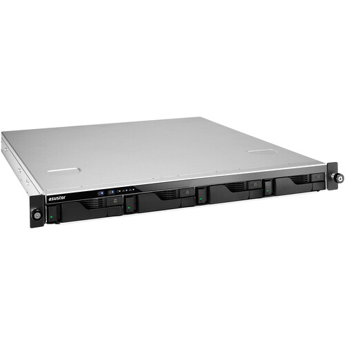 Asustor Lockerstor 4RD 4-Bay 1U Rackmount NAS Enclosure&nbspwith Redundant Power