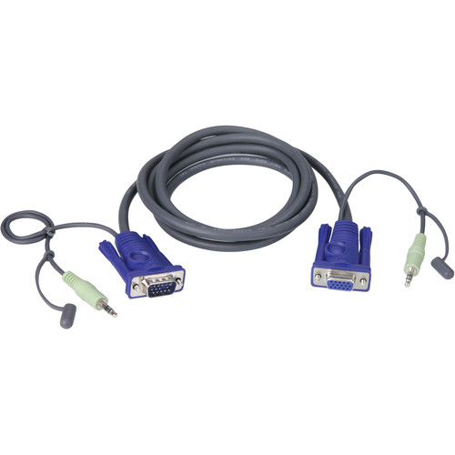 ATEN 2L2402A VGA / Audio Cable (6 ft)