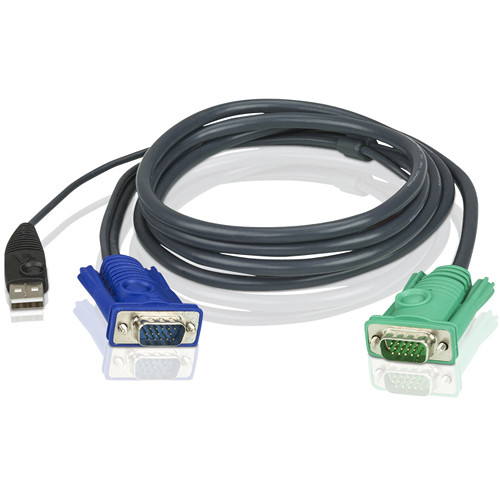 ATEN 2L-5201U USB KVM Cable (4')