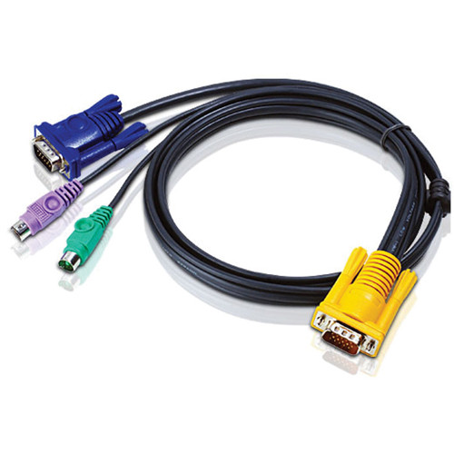 ATEN 2L-5202P SPHD15 to VGA and PS/2 KVM