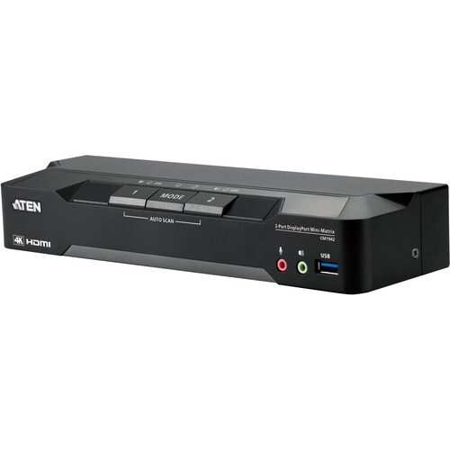 ATEN 2-Port 4K DisplayPort Dual-Display