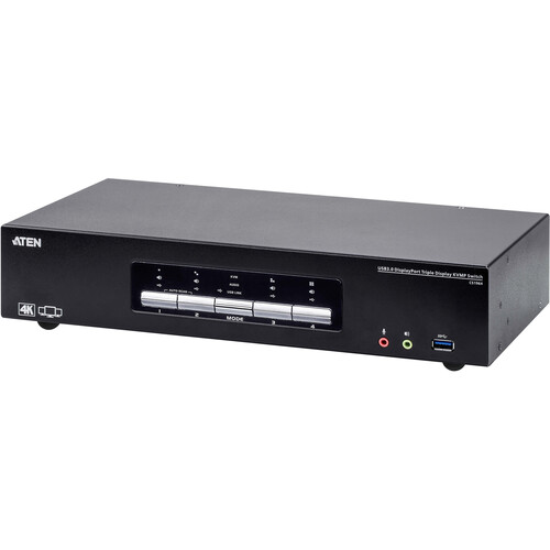 ATEN CS1964 4-Port 4K Triple Display KVM