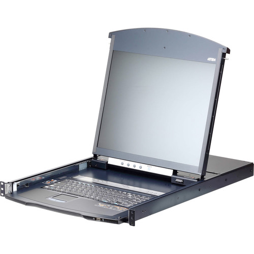 ATEN 16-Port Cat5 Dual Rail LCD KVM over