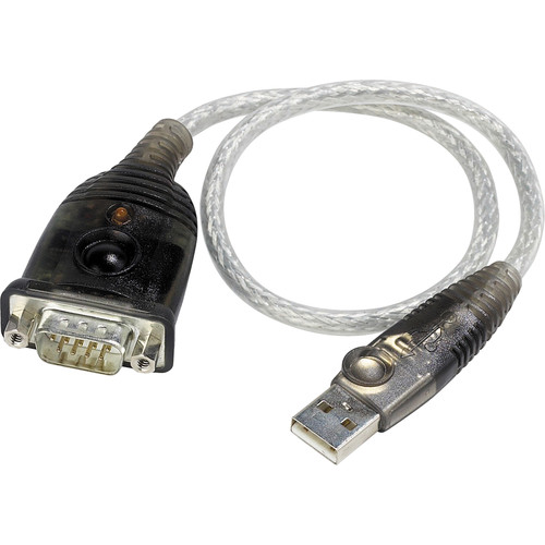 ATEN USB Type-A Male to RS-232/DB-9 Serial Male Adapter Cable (13.8