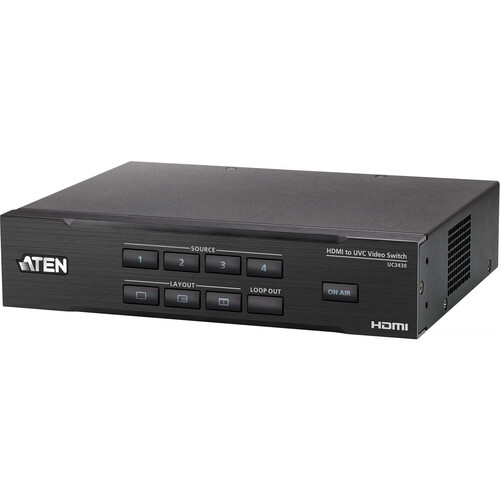ATEN CAMLIVE PRO 4K 4-Input HDMI to USB Video Switcher