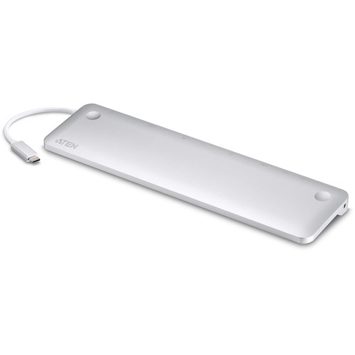 ATEN 10-In-1 USB Type-C Multiport Dock with Power Pass-Through