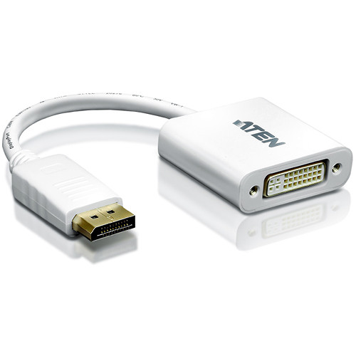 ATEN DisplayPort Male to DVI-I Female Adapter