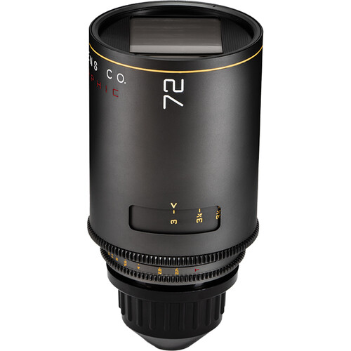 Atlas Lens Co. Mercury 72mm T2.2 1.5x Anamorphic Prime Lens (PL Mount Feet)