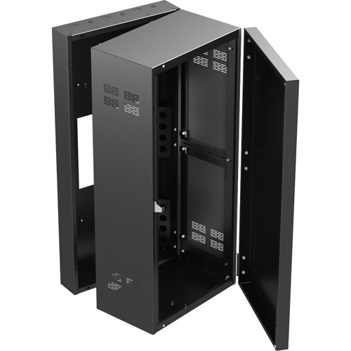 AtlasIED 324-12 300 Series Standalone Wall Cabinet Rack (24 RU 12