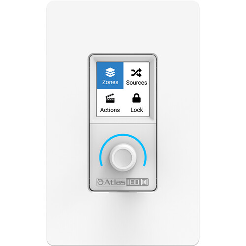AtlasIED Atmosphere C-ZSV Zone Source and Volume Wall Controller (White)