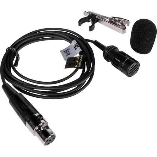 AtlasIED Unidirectional Condenser Lavalier Microphone