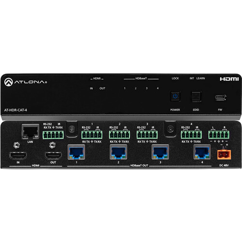 Atlona 4-Output 4K HDR HDMI to HDBaseT Distribution Amplifier