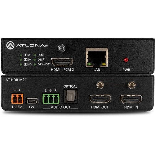Atlona 4K/UHD HDR Multi-Channel Digital to Two-Channel Audio Converter