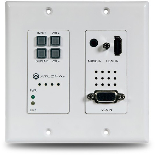 Atlona 2x1 HDMI & VGA Wall Plate Switcher ATHDVS200TXWP