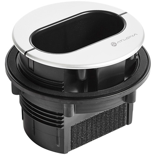 Atlona Pocket Series Tabletop Cable Access Enclosure for Three Cables