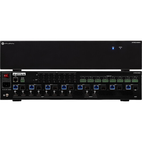 Atlona 4K HDR HDMI 8x10 Matrix Switcher with SDVoE Extension Outputs