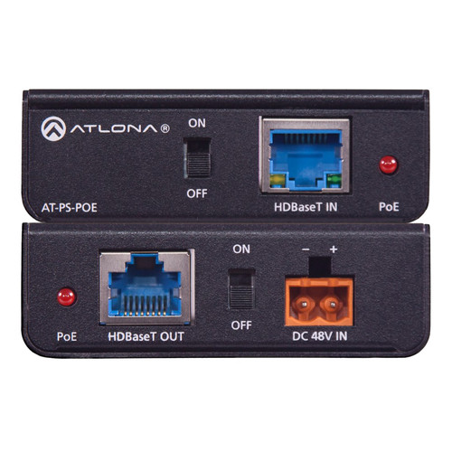 Atlona 48V Power over Ethernet Mid-Span Power Supply