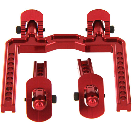 Traxxas Ford GT Alloy Rear Bulkhead Red by Atomik RC-Replaces TRX 8329