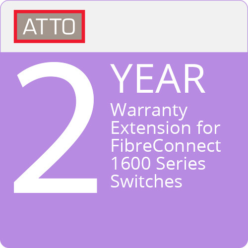 ATTO Technology 2-Year Warranty Extension for FibreConnect 1600 Series Switches