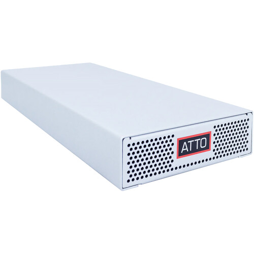 ATTO Technology XstreamCORE ET 8100T-TN0 Dual 10G SFP+ to 1-Port 12G Mini-SAS Intelligent Bridge