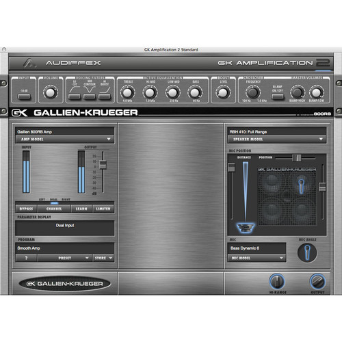 Audiffex Gallien Krueger Amplification 2 Pro Serial