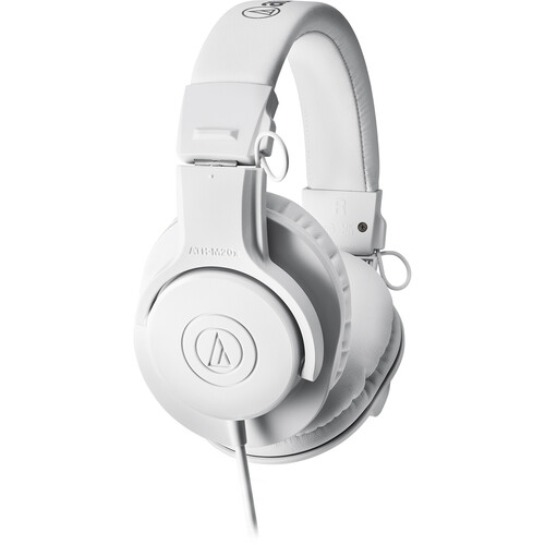 Audio-Technica ATH-M20x Closed-Back Monitor Headphones (White)