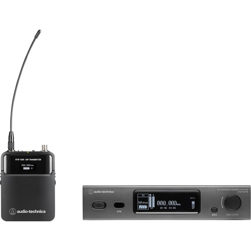 Audio-Technica ATW-3211N 3000 Series Network Bodypack Wireless Microphone System with No Mic (DE2: 470 to 530 MHz)