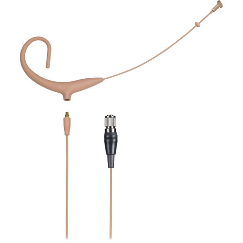 Audio-Technica BP894xcH-TH MicroSet Cardioid Condenser Headworn Microphone and Detachable Cable (Beige 4-Pin Hirose cH-Style)