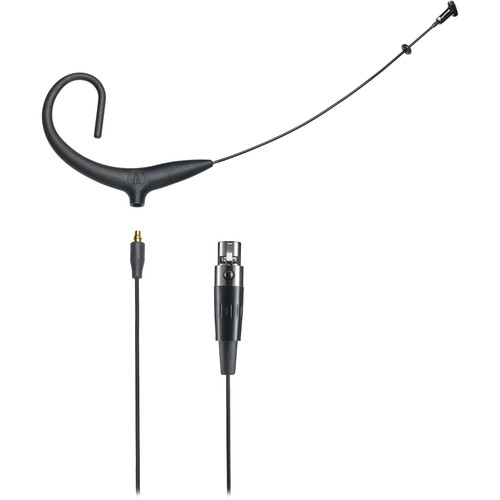 Audio-Technica BP894xCT4 MicroSet Cardioid Condenser Headworn Microphone and Detachable Cable (Black TA4F)