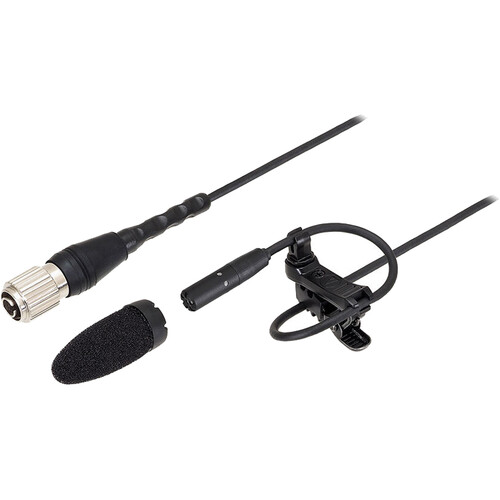 Audio-Technica BP898cH Subminiature Cardioid Lavalier Microphone (Black cH-Style Connector)
