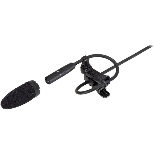 Audio-Technica BP898cT4 Subminiature Cardioid Lavalier Microphone (Black TA4F Connector)