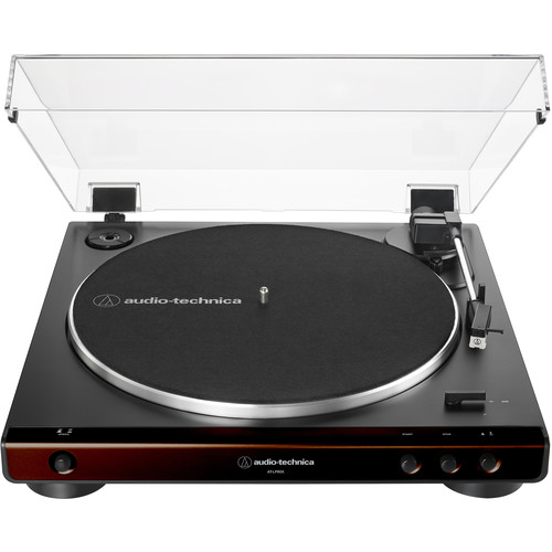 Audio-Technica AT-LP60X Stereo Turntable (Brown & Black)