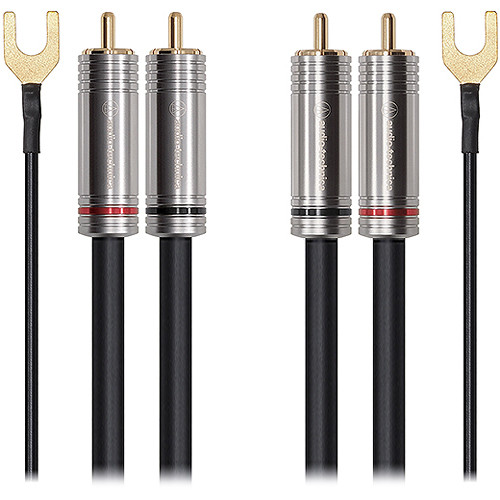 Audio-Technica Stereo RCA Phono Cable (3.9')