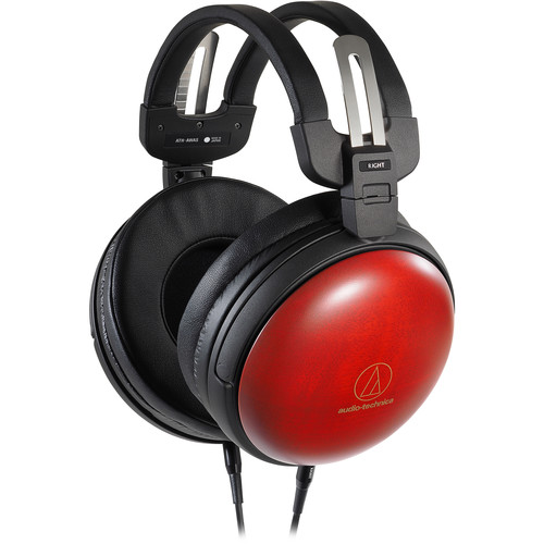Audio-Technica ATH-AWAS Closed-Back Dynamic Wooden Headphones (Japanese Cherry)