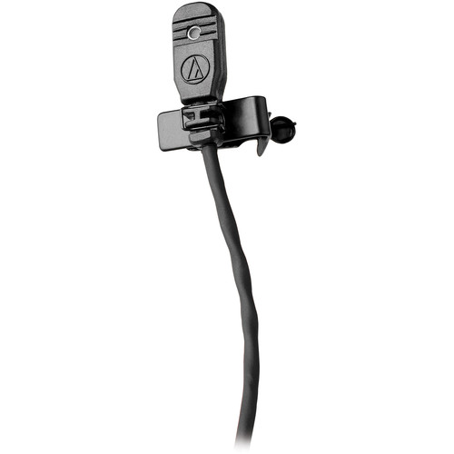 Audio-Technica MT830cH Omnidirectional Lavalier Microphone for Wireless (Black Hirose 4-Pin cH-Style Connector)
