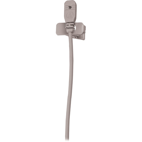 Audio-Technica MT830cH-TH Omnidirectional Lavalier Microphone for Wireless (Theater-Beige Hirose 4-Pin cH-Style Connector)