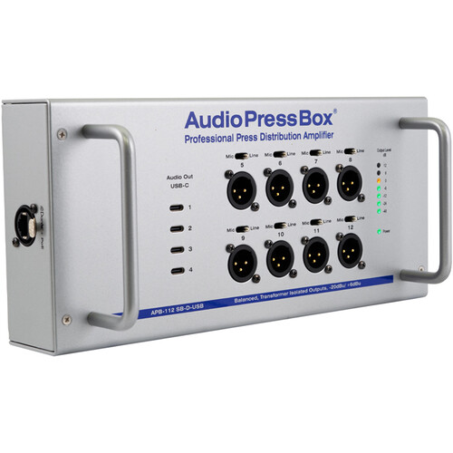 AudioPressBox APB-112 SB-D-USB Active Press Box