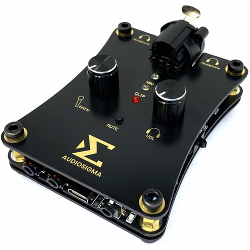 AUDIOSIGMA MikeHero Portable Audio Interface for Voiceovers