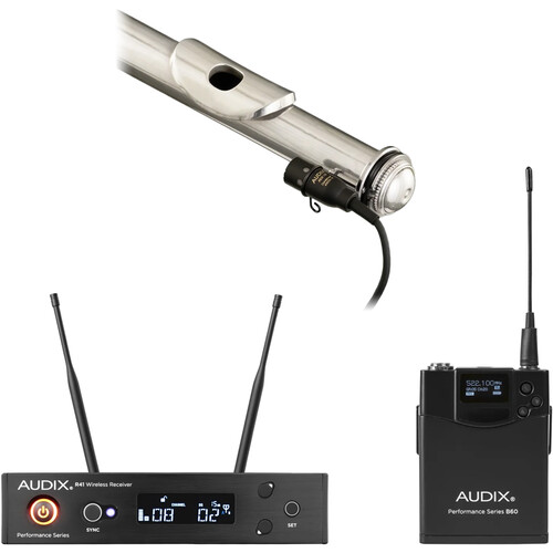 Audix AP41 Performance Series Single-Channel Flute Wireless System with ADX10FLP Miniaturized Condenser Microphone (522 to 554 MHz)